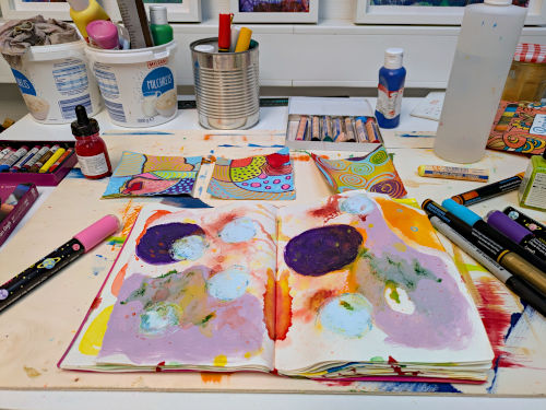 Bild: Dina Staubermann Intuitive Farbgestaltung