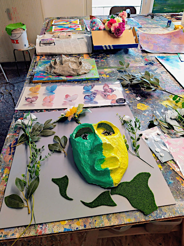 Bild: Dina Staubermann Gestaltung einer Maske